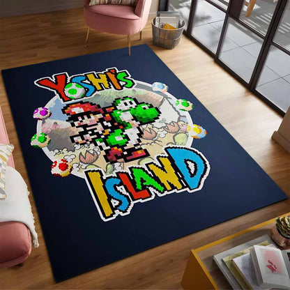 Super Mario Yoshis Island Teppich 2