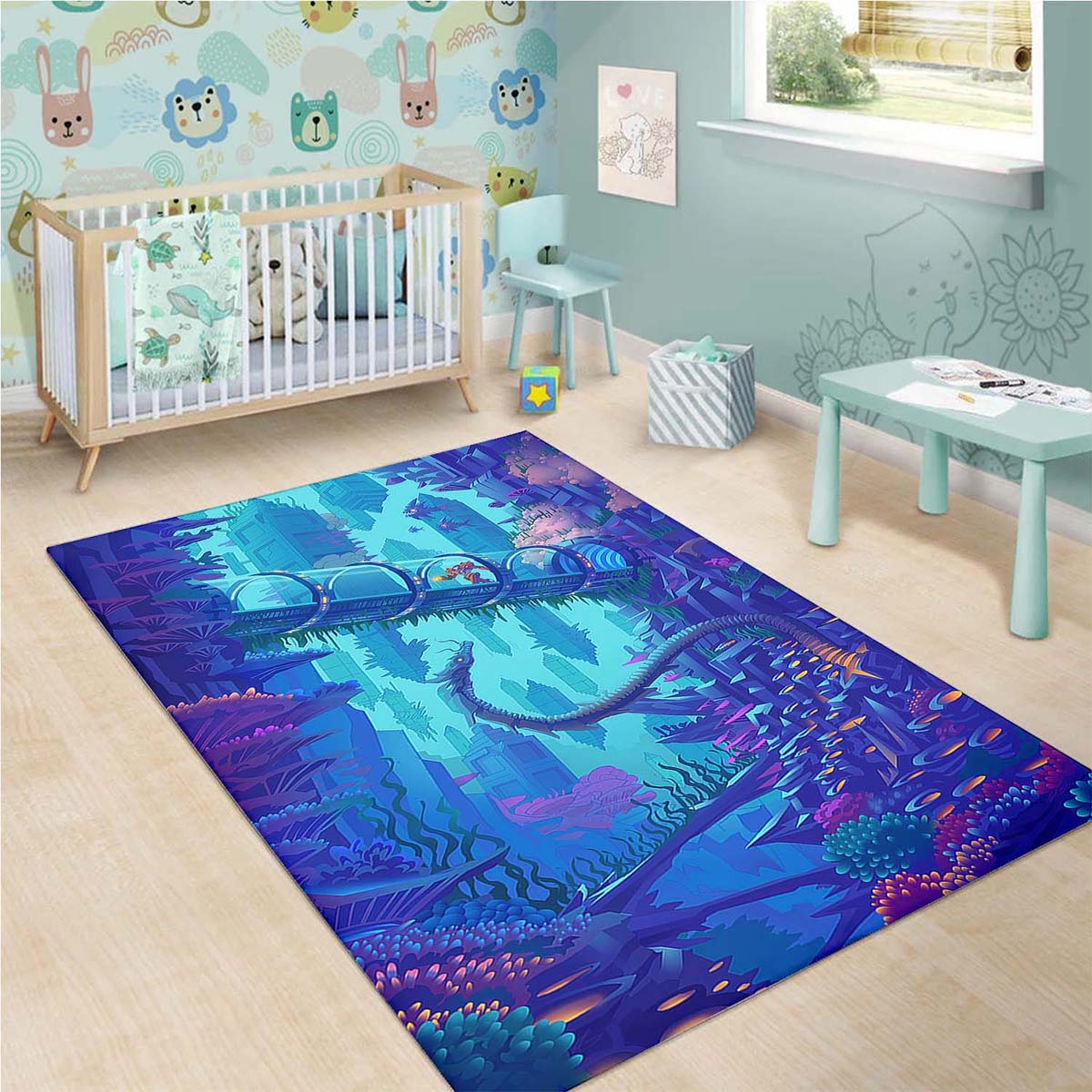 Super Metroid Maridia Teppich 3