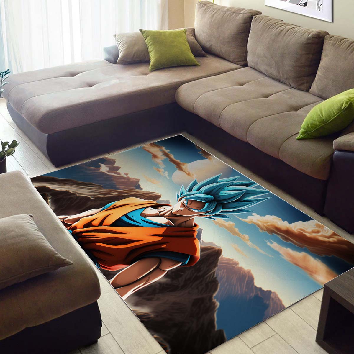 Super Saiyan Blue 1 Teppich 3