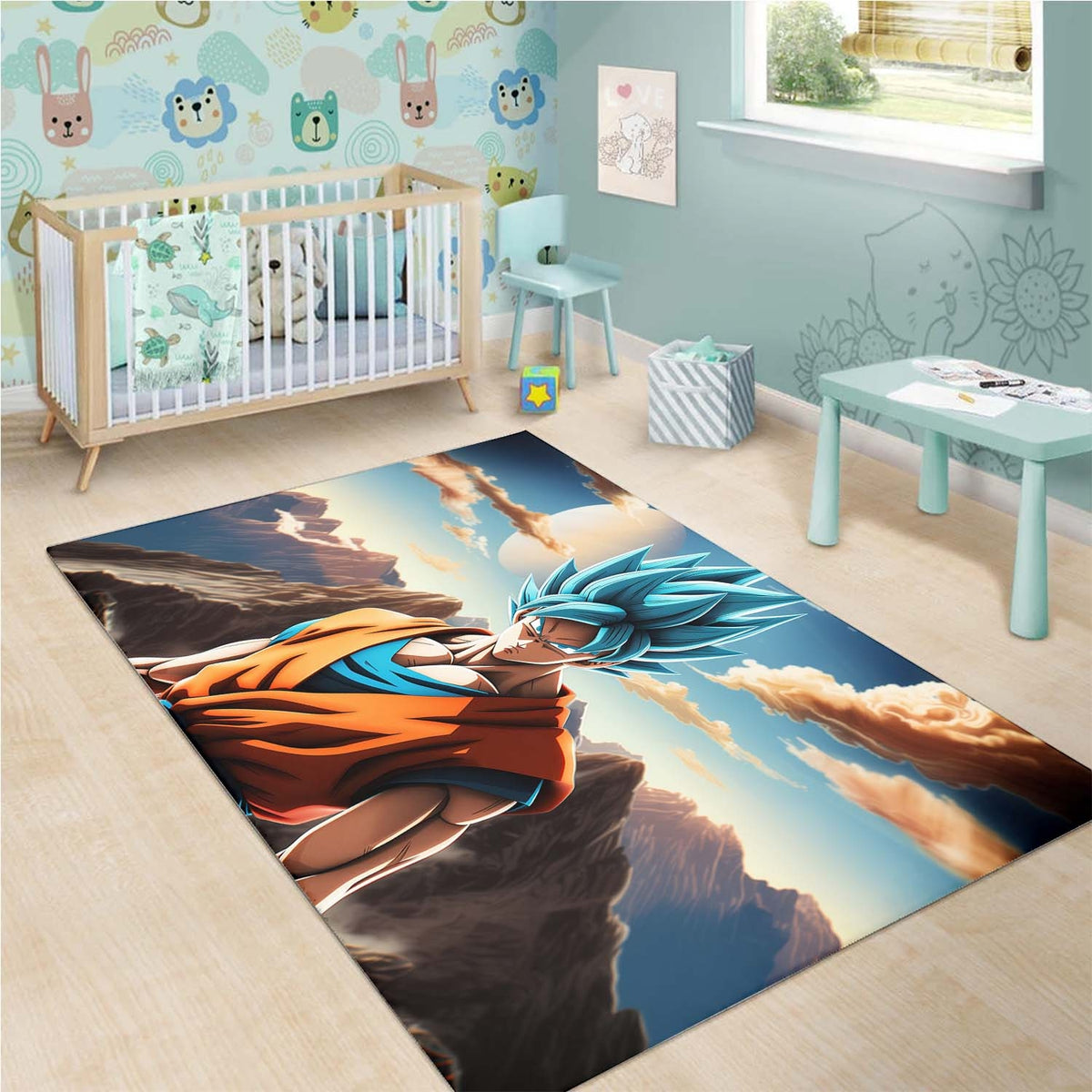 Super Saiyan Blue 1 Teppich