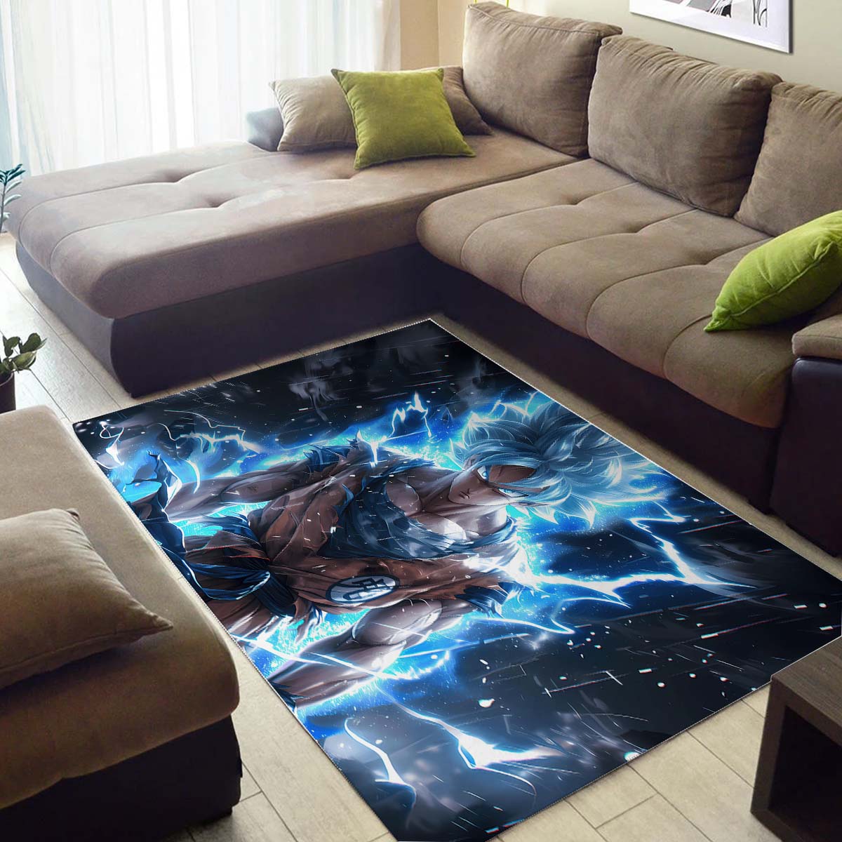 Super Saiyan Blue Teppich Ver 1 3