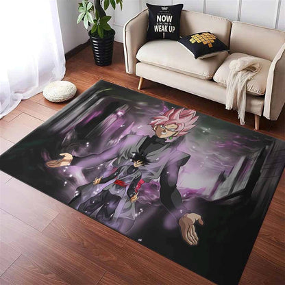 Super Saiyan Rose Art Dragon Ball Super Teppich