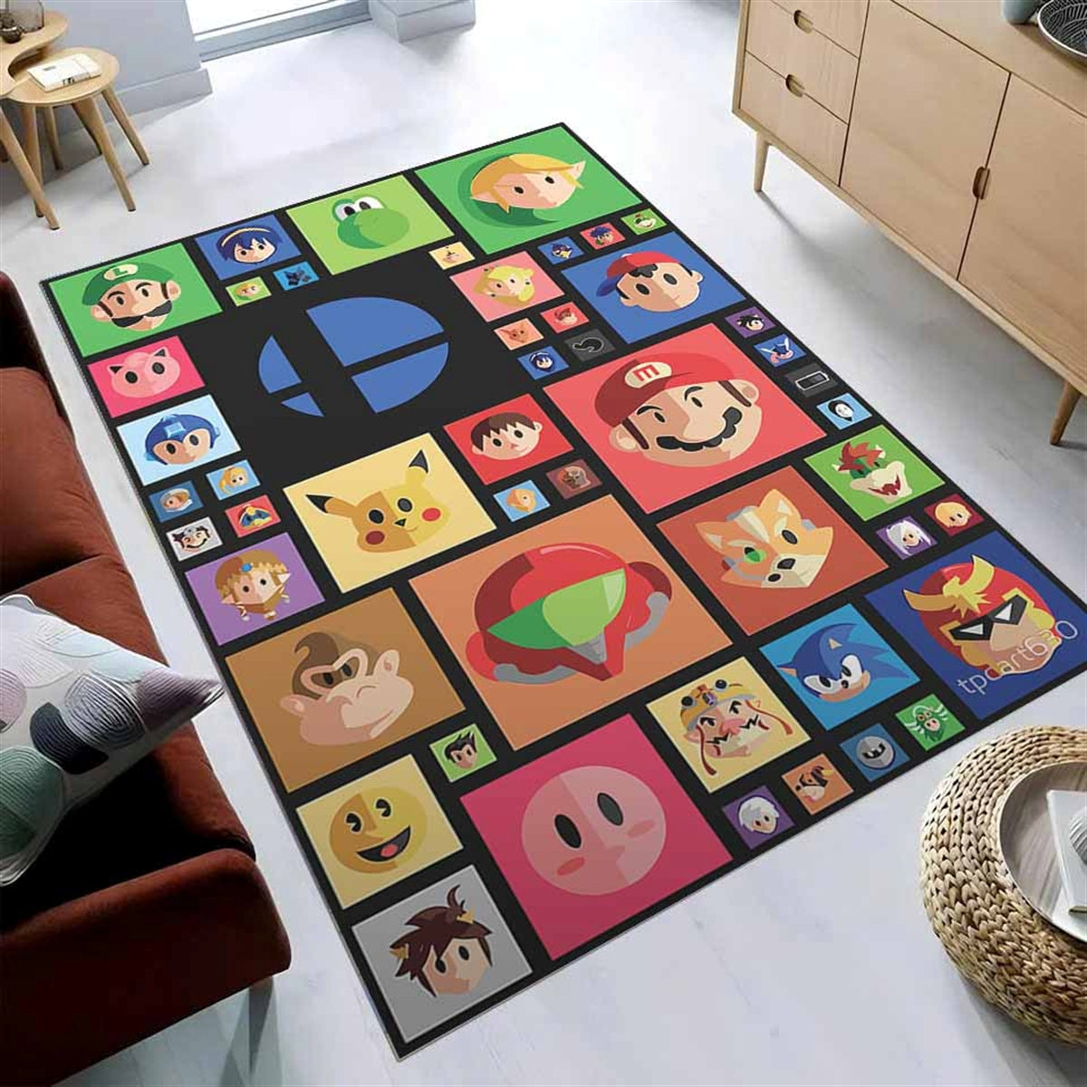 Super Smash Bros Nintendo Switch Gaming Collection 2 Teppich