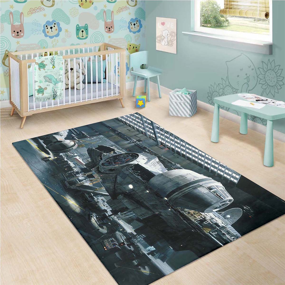 Sw Millennium Falcon Teppich 3