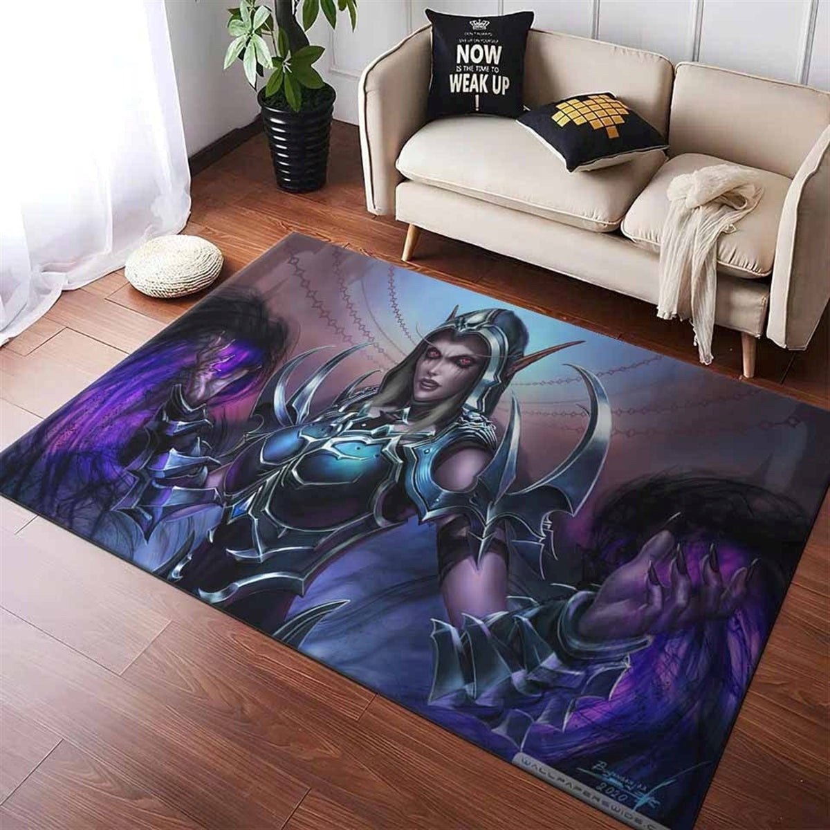 Sylvanas Windrunner Shadowlands Teppich