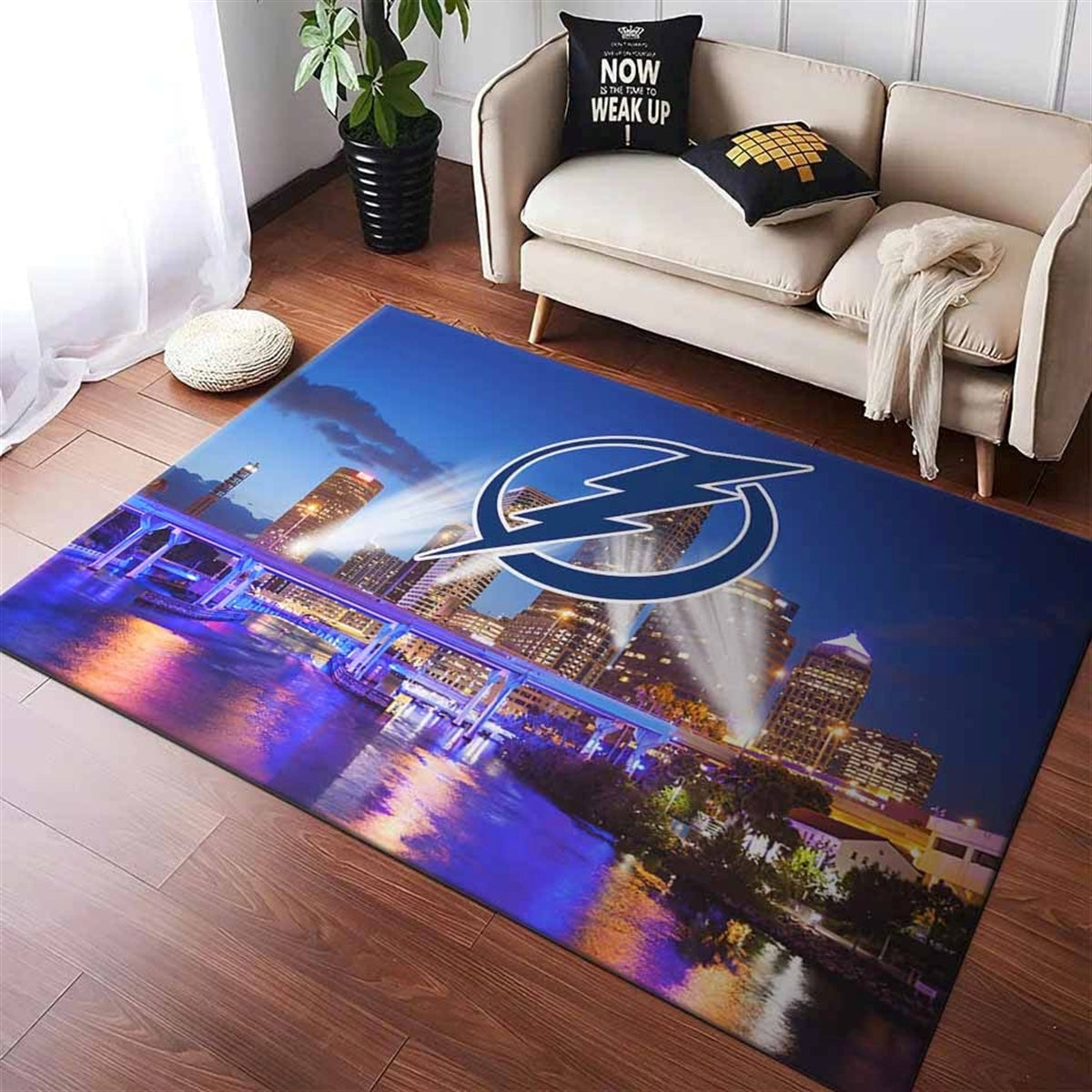 Tampa Bay Lightning Hockey Team Teppich