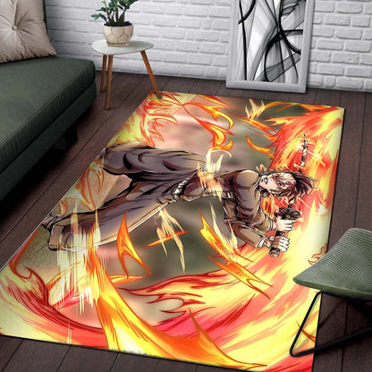 Tanjiro Kamado 2 Teppich 2
