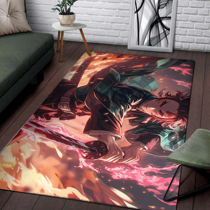 Tanjiro Kamado 3 Teppich 2