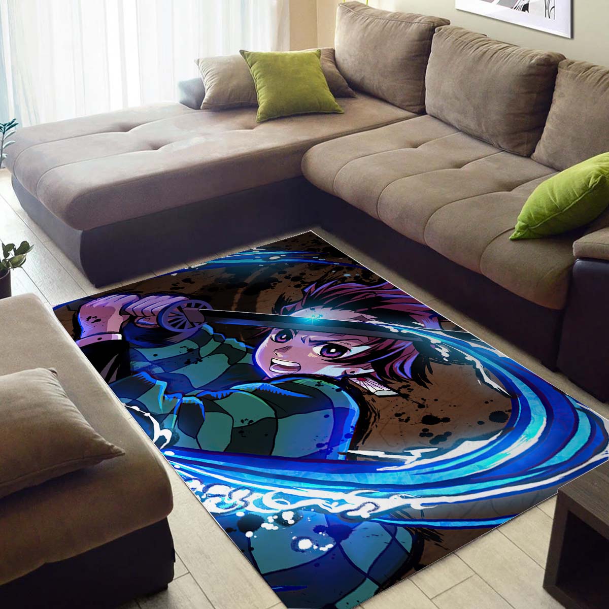 Tanjiro Kamado 4 Teppich 3