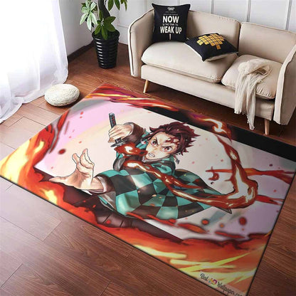 Tanjiro Kamado 8 Teppich