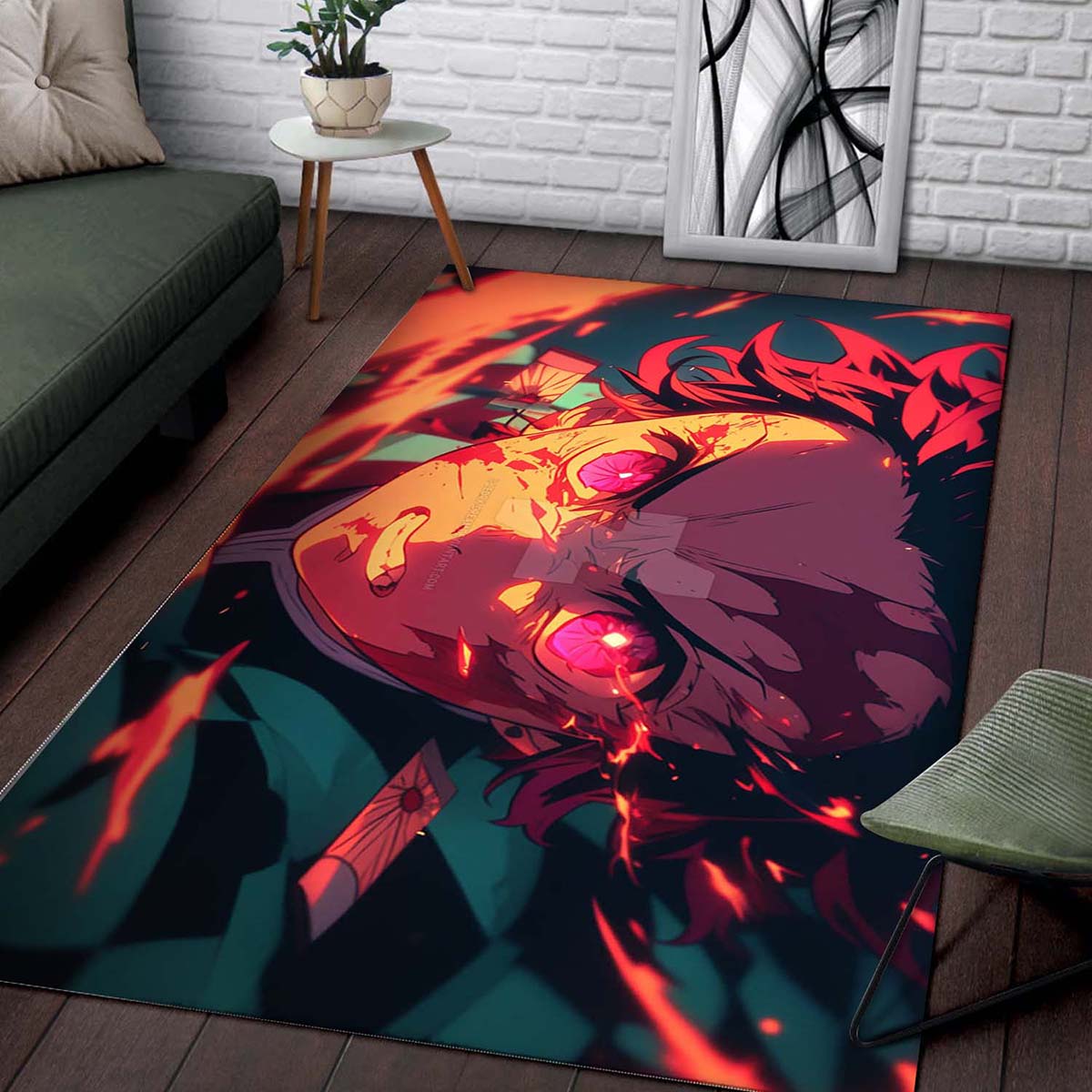 Tanjiro Kamado 11 Teppich 2