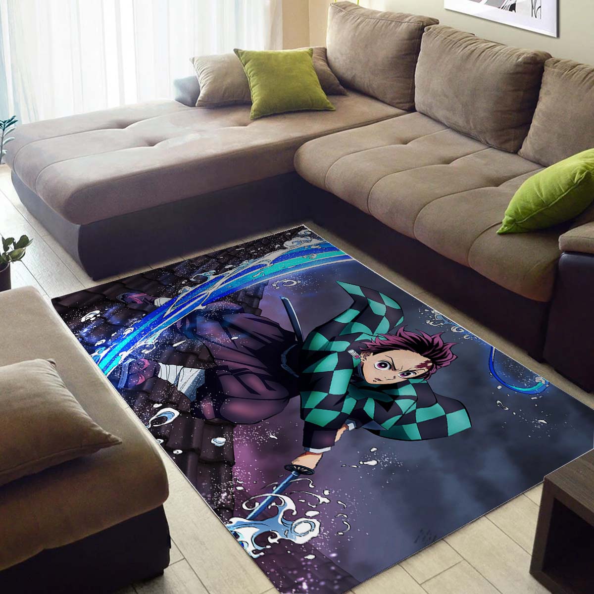 Tanjiro Kamado 2 Teppich Ver 1 3