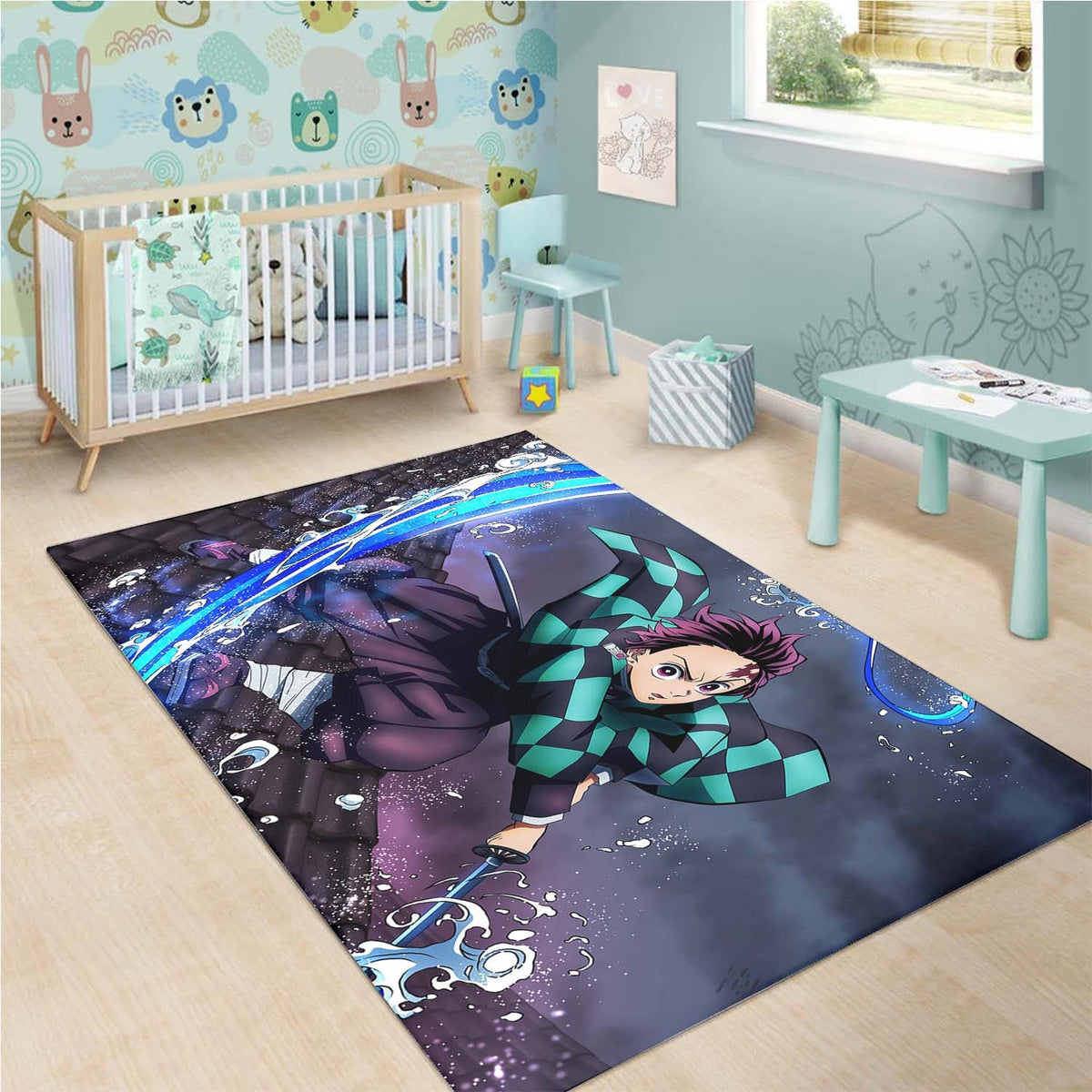 Tanjiro Kamado 2 Teppich Ver 1