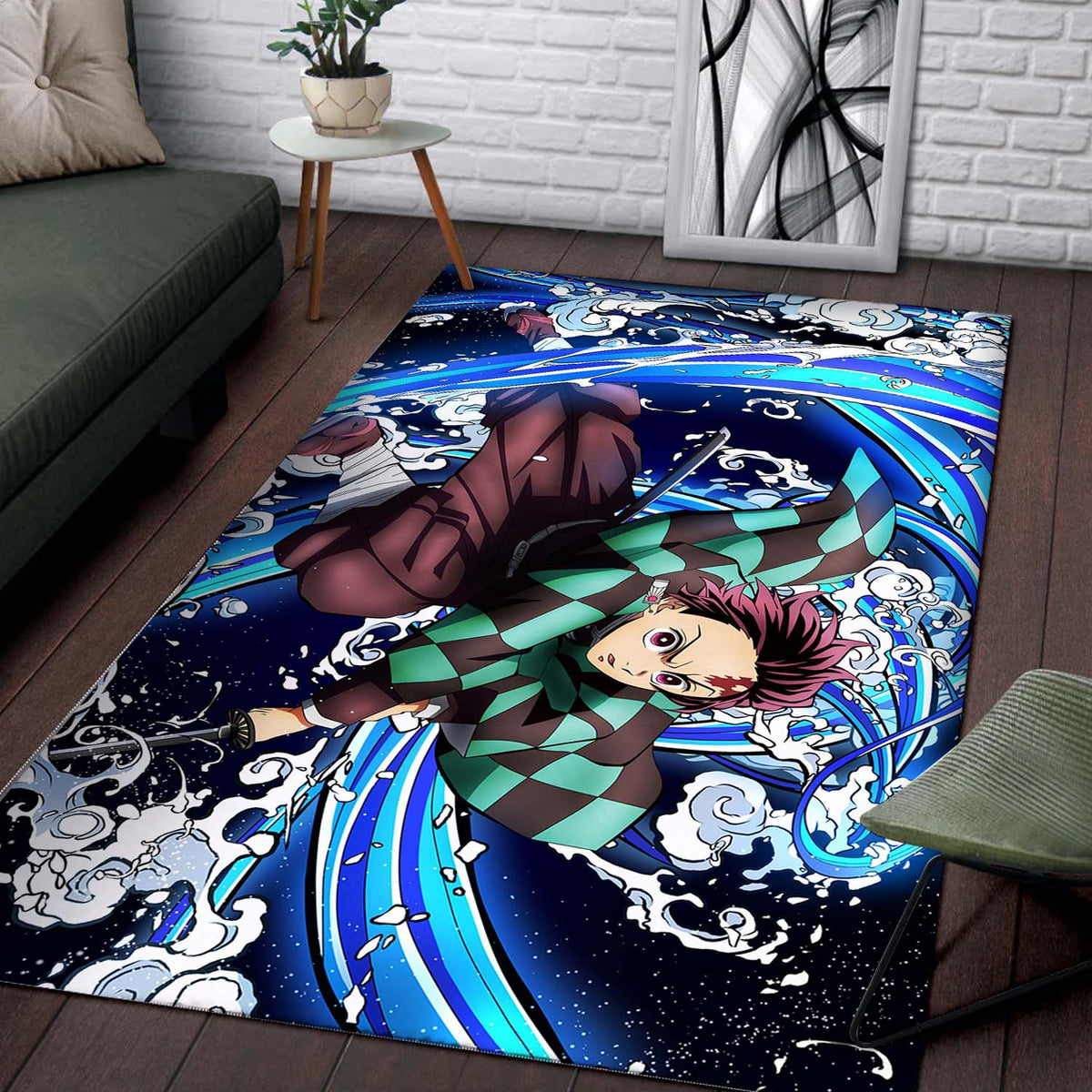 Tanjiro Kamado 4 Teppich Ver 1 2