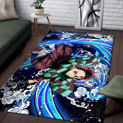 Tanjiro Kamado 4 Teppich Ver 1 2