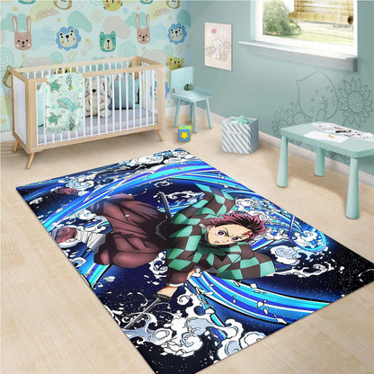Tanjiro Kamado 4 Teppich Ver 1