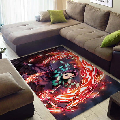 Tanjiro Kamado 5 Teppich Ver 1 3