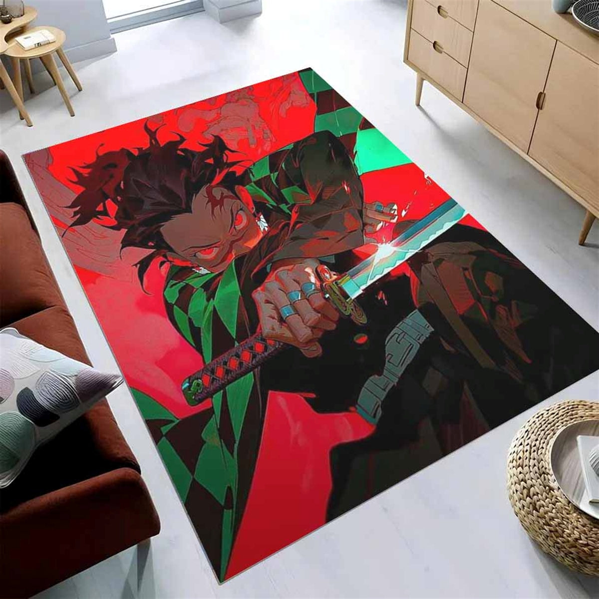 Tanjiro Visual Art Teppich