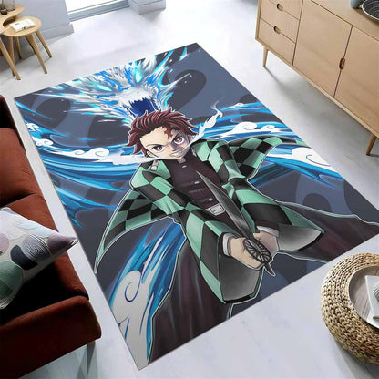 Tanjiro Water Breathing Dragon 5 Teppich
