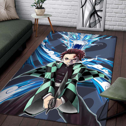 Tanjiro Water Breathing Dragon 5 Teppich 2