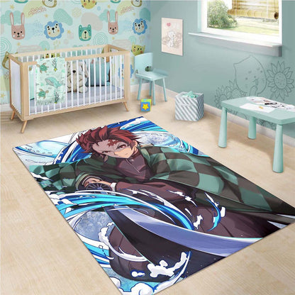 Tanjiro Water Breathing Dragon 7 Teppich 3