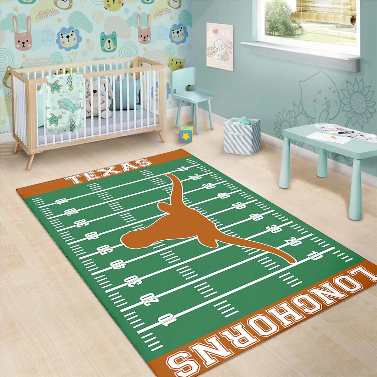 Texas Longhorns Home Field Teppich 3