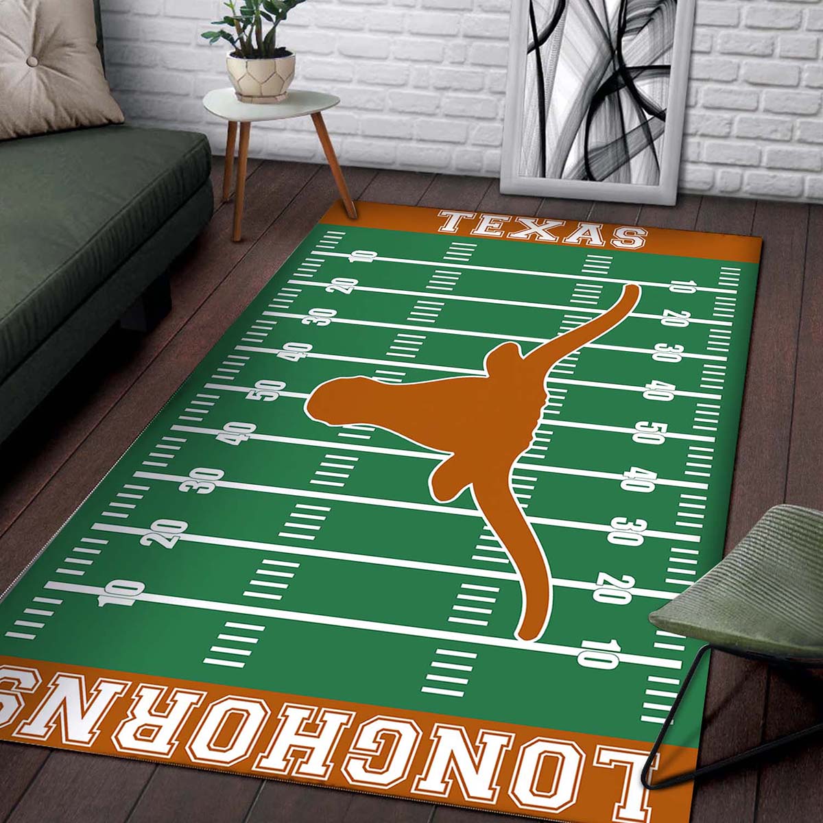 Texas Longhorns Home Field Teppich 2