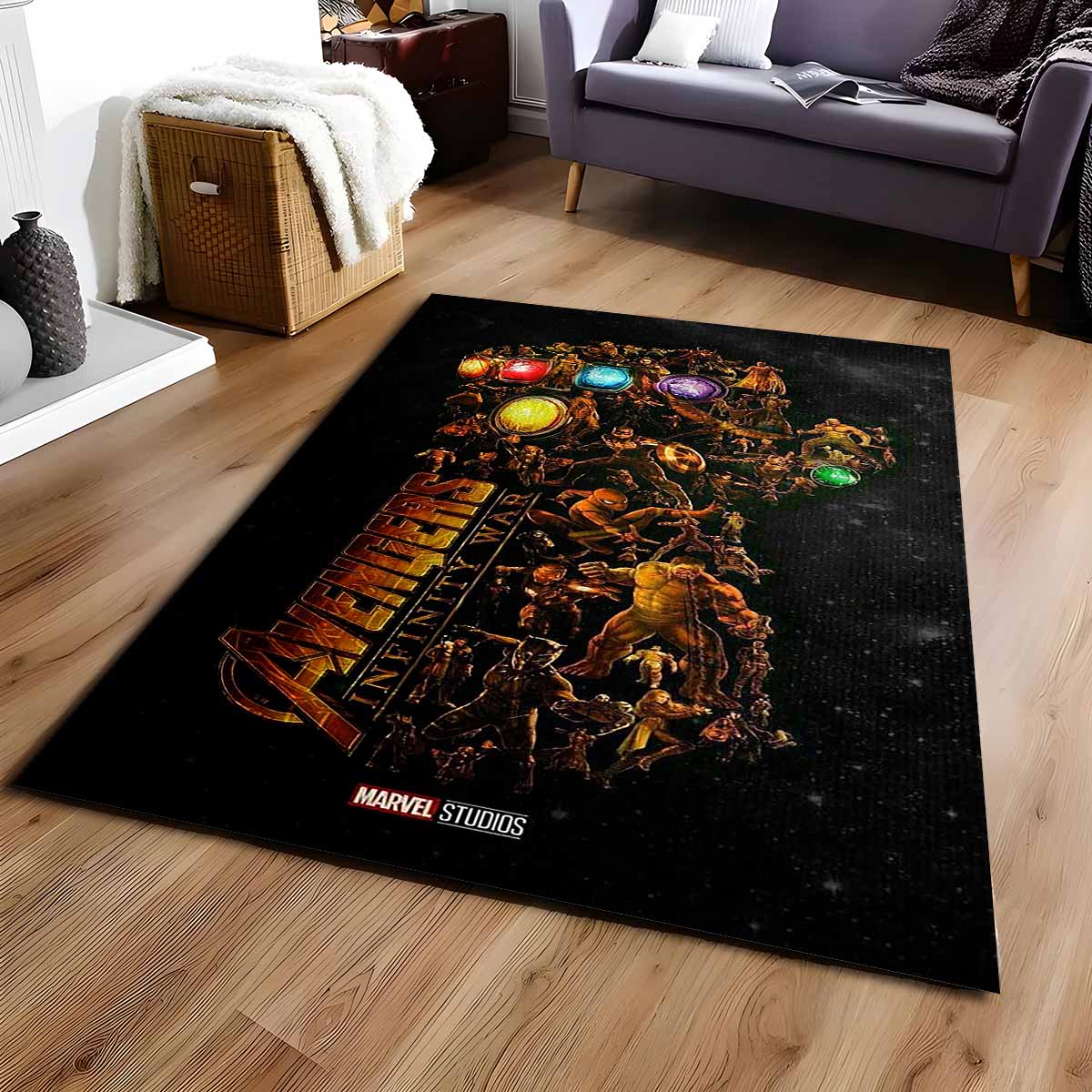 Thanos Handschuh Marvel Teppich