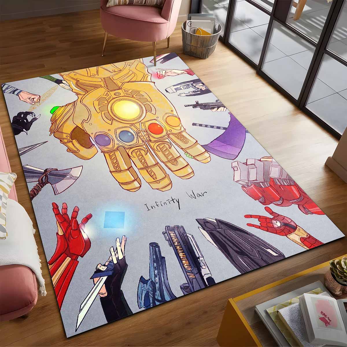 Thanos Handschuhe Avengers Marvel Infinity War Teppich 2
