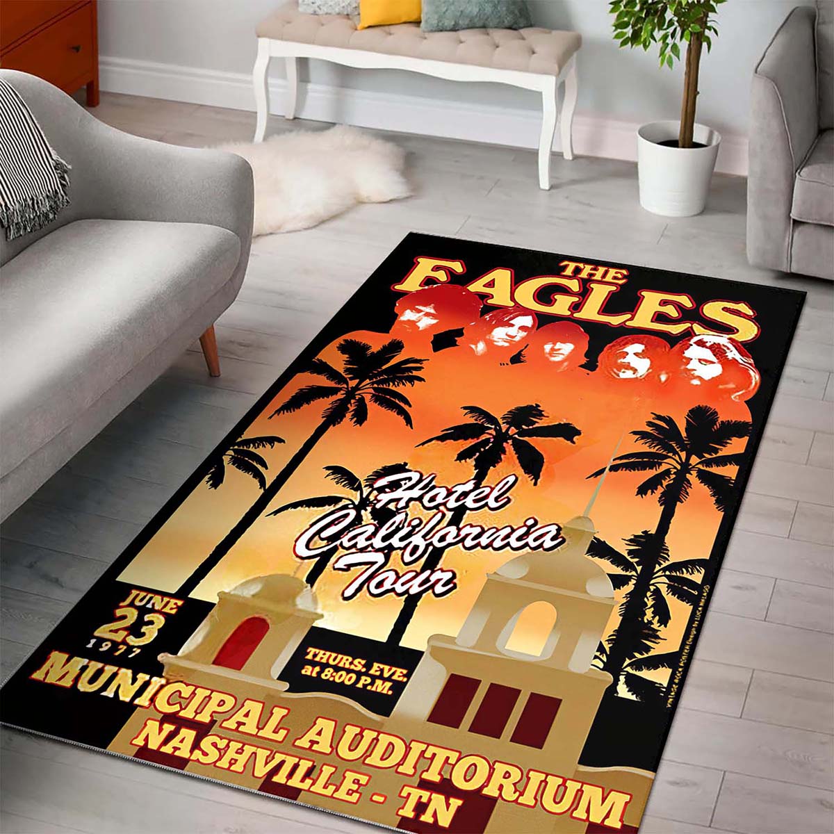 The Eagles Hotel California Teppich 3