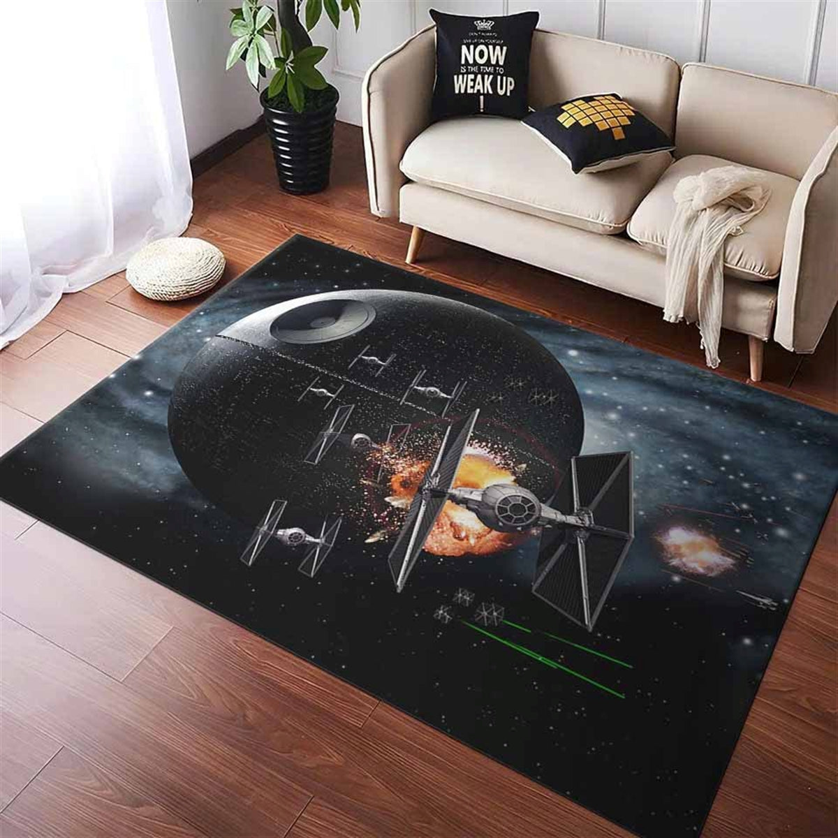 Todesstern Star Wars Teppich