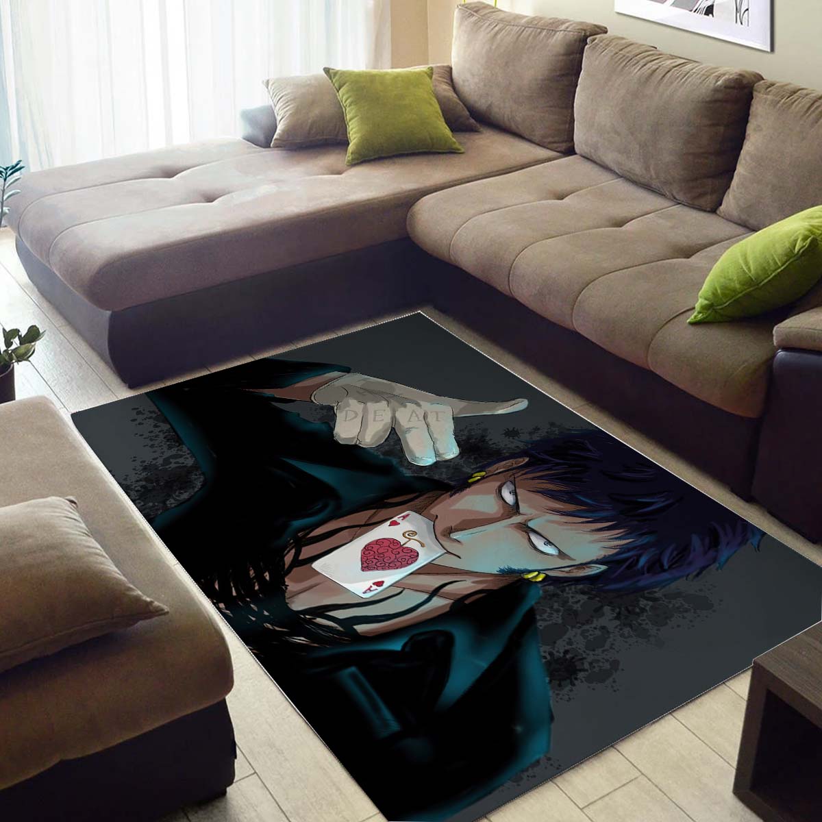 Trafalgar Law Heart Teppich 3