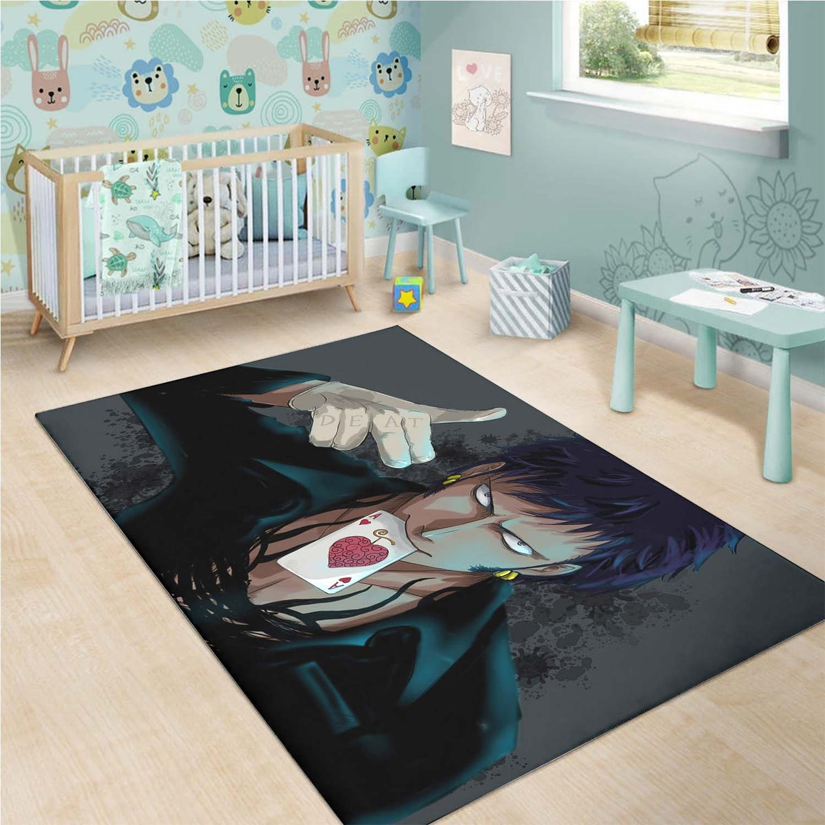 Trafalgar Law Heart Teppich