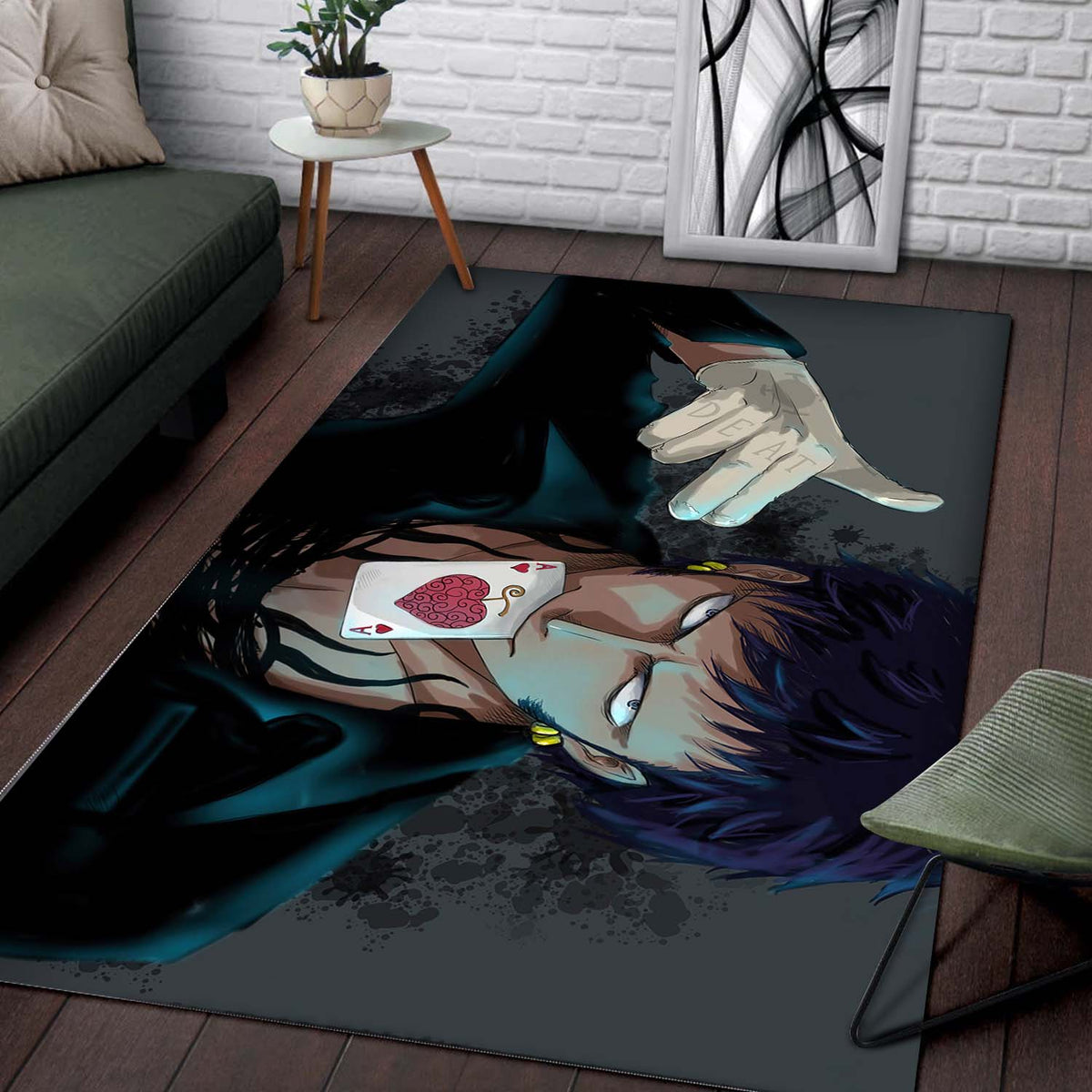 Trafalgar Law Heart Teppich 2