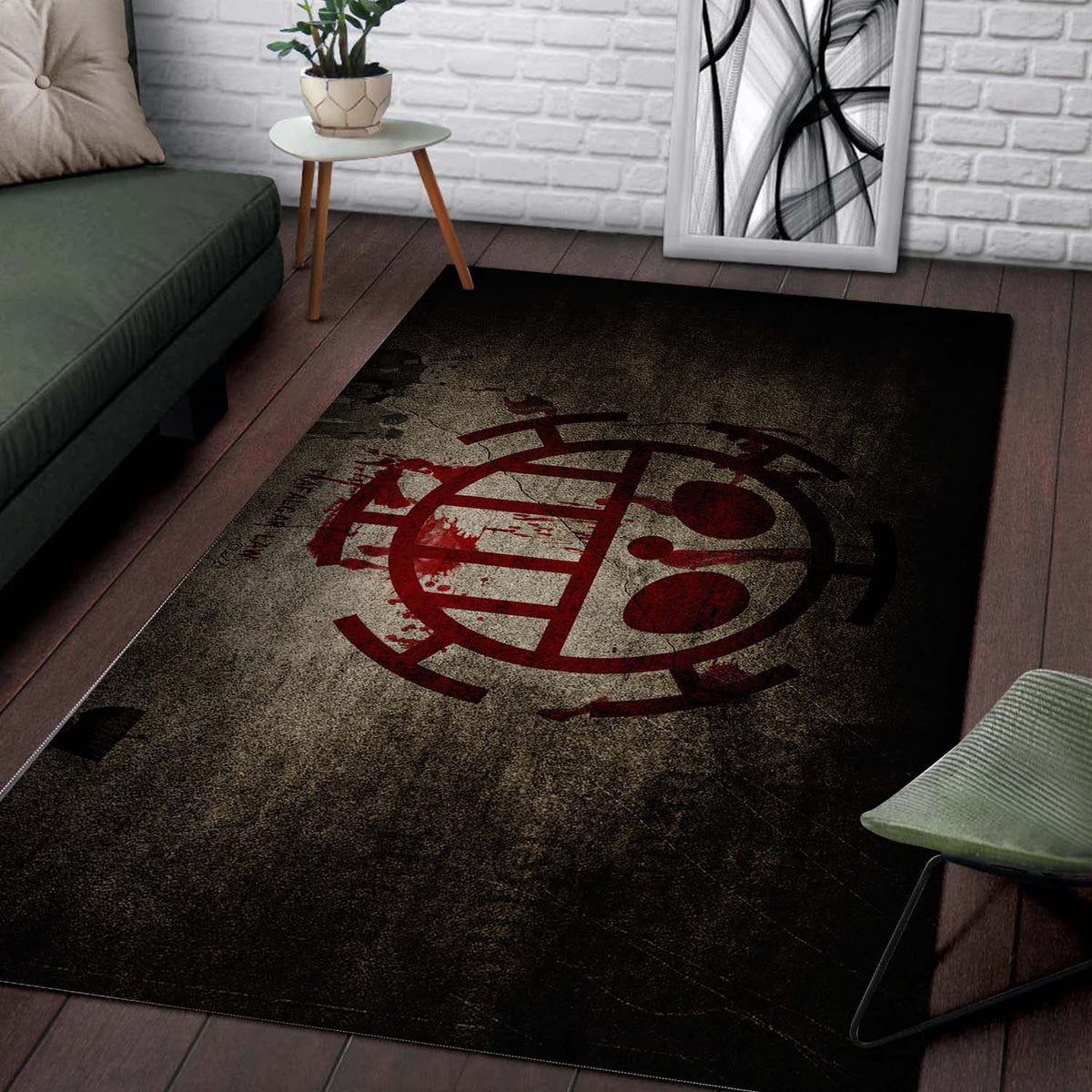 Trafalgar Law Logo Teppich 2