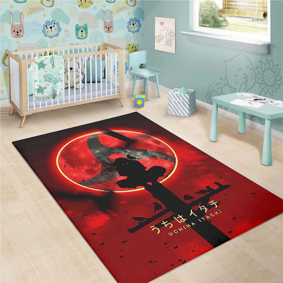 Uchiha Itachi And Naruto Manga L02 Teppich 3