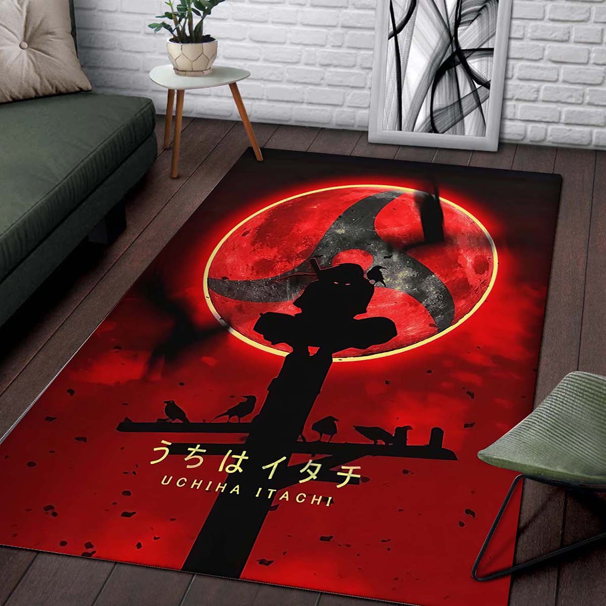 Uchiha Itachi And Naruto Manga L02 Teppich 2