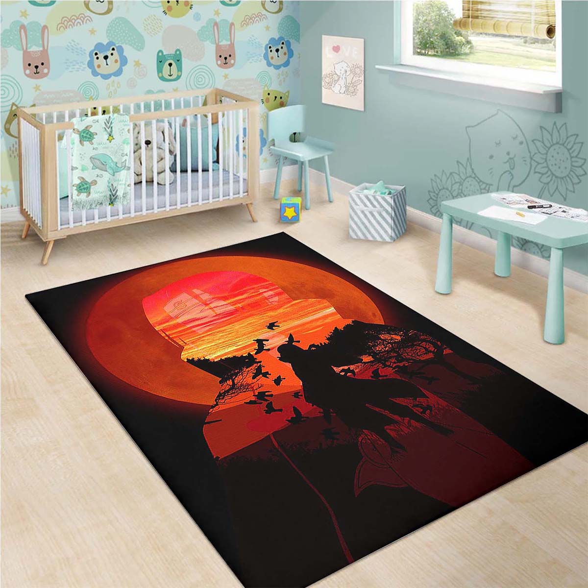 Uchiha Itachi Sunset Teppich 3