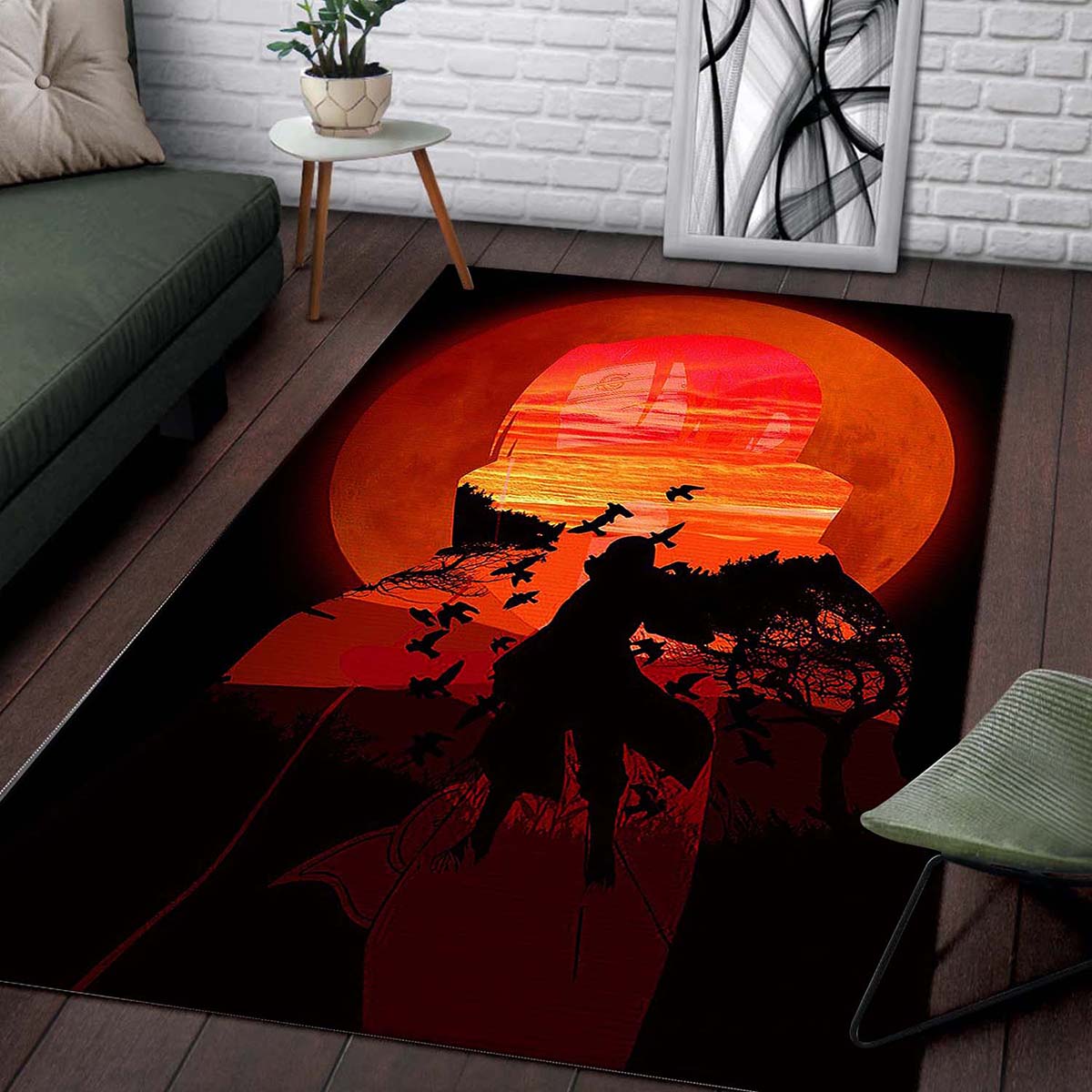 Uchiha Itachi Sunset Teppich 2