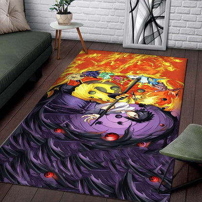 Uzumaki Naruto And Uchiha Sasuke Teppich 2