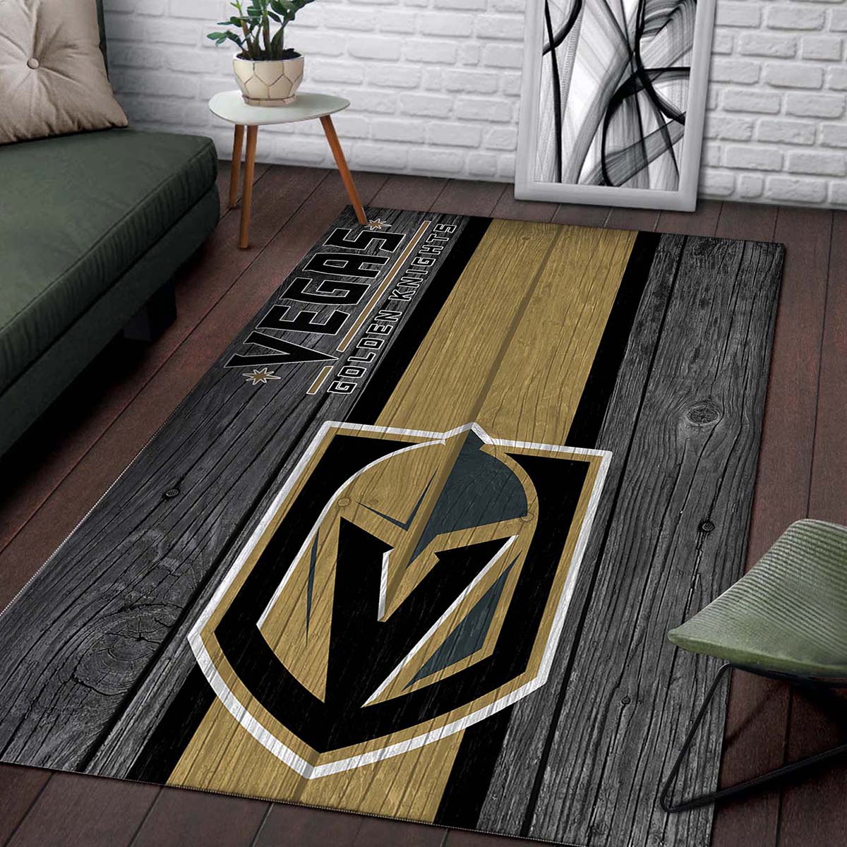 Vegas Golden Knights Hockey Team Teppich 2