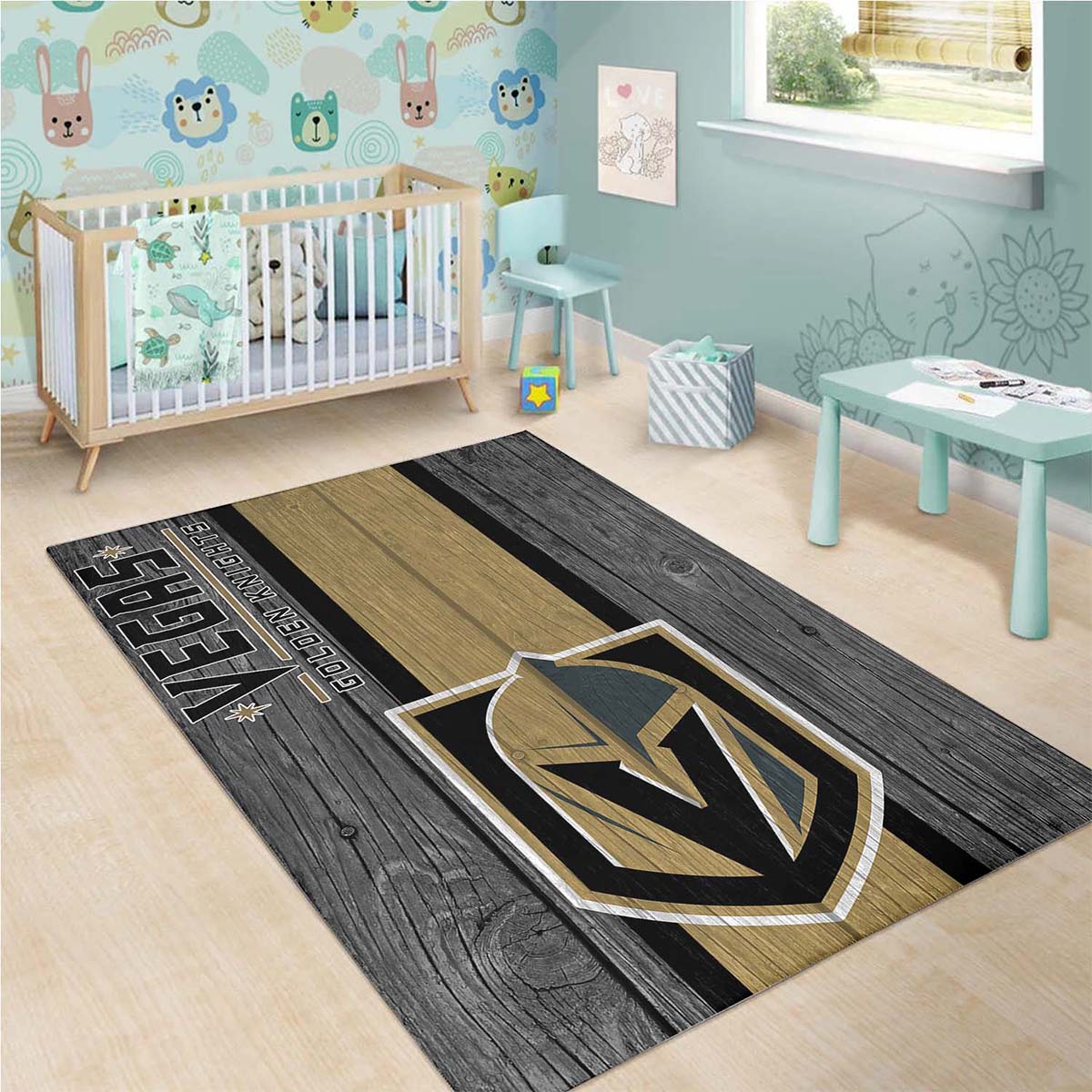 Vegas Golden Knights Hockey Team Teppich 3