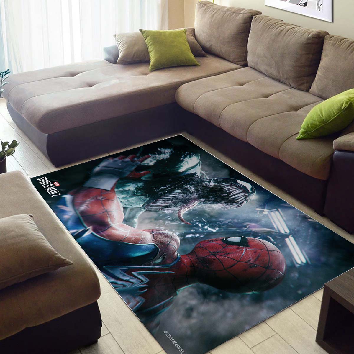 Venom Vs Spiderman Teppich 3