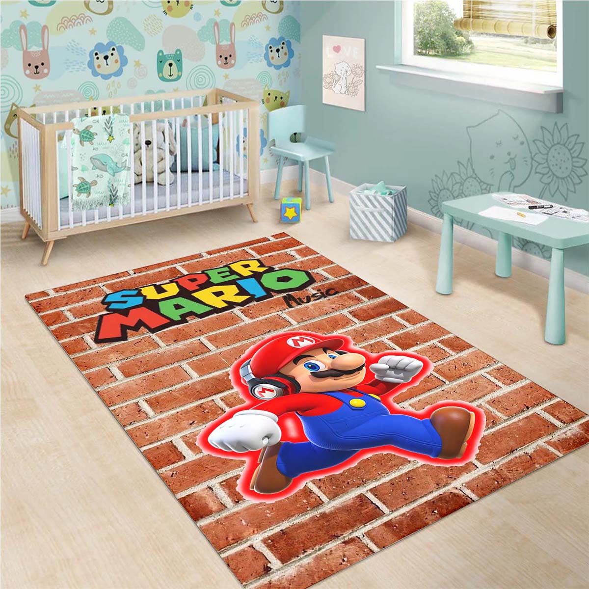 Video Game Fans Mario Teppich 3