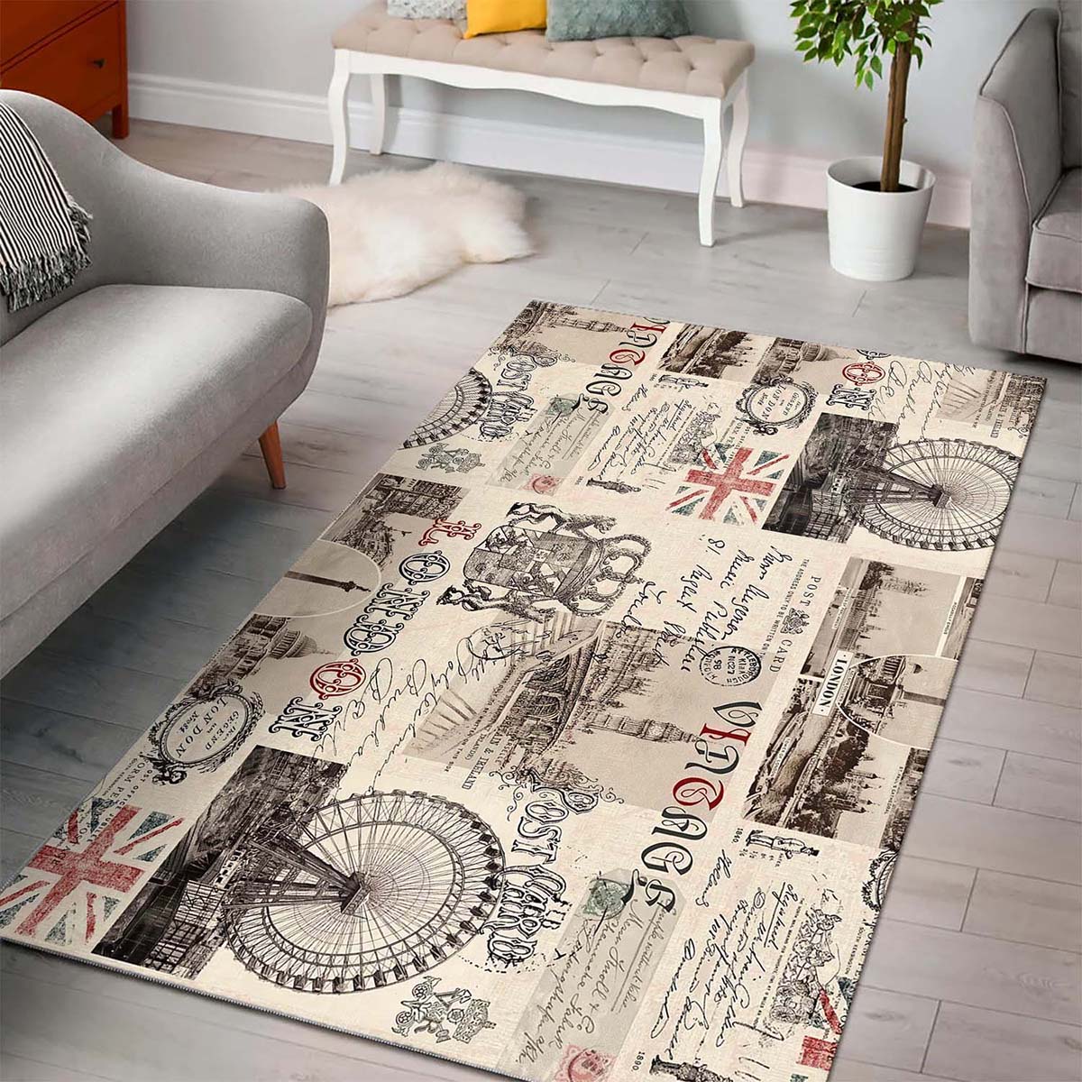 Vintage London De2609148m Teppich 3