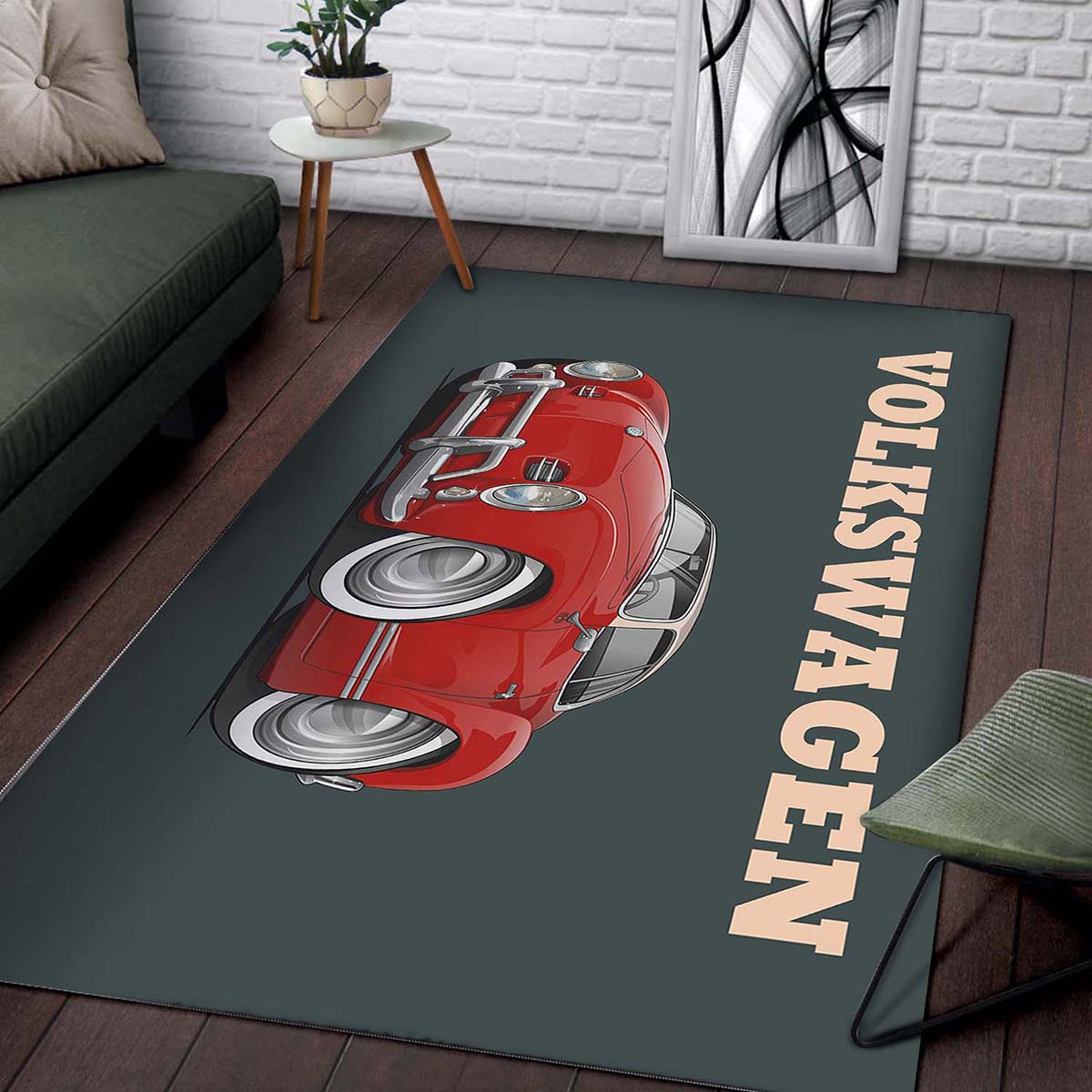 Volkswagen Car Art Teppich 2