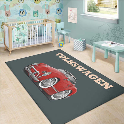 Volkswagen Car Art Teppich