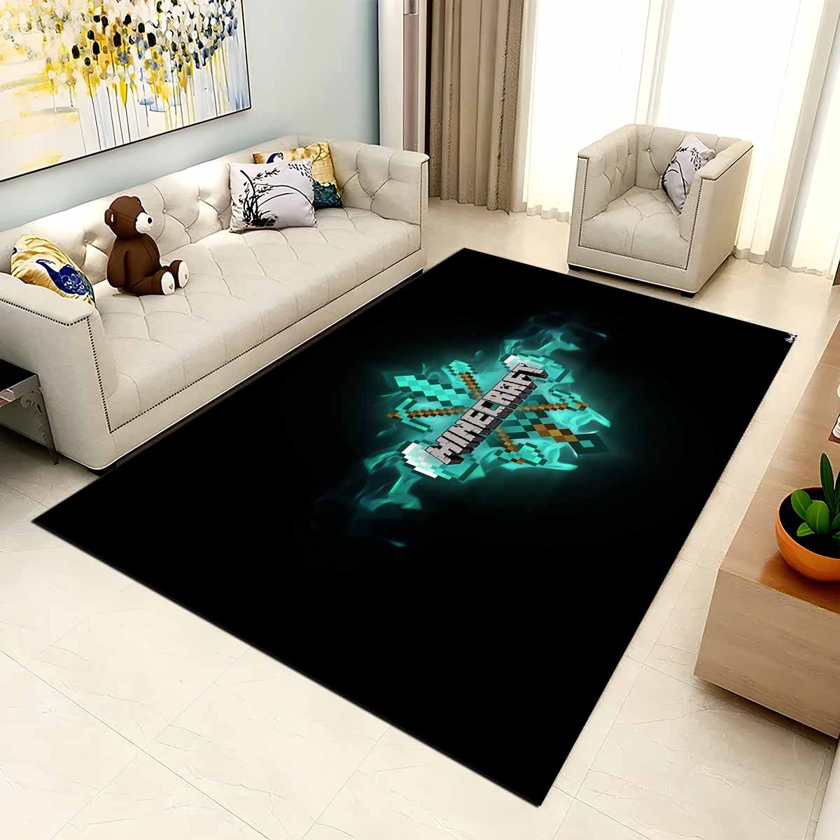 Waffe Schwert Minecraft Teppich 2