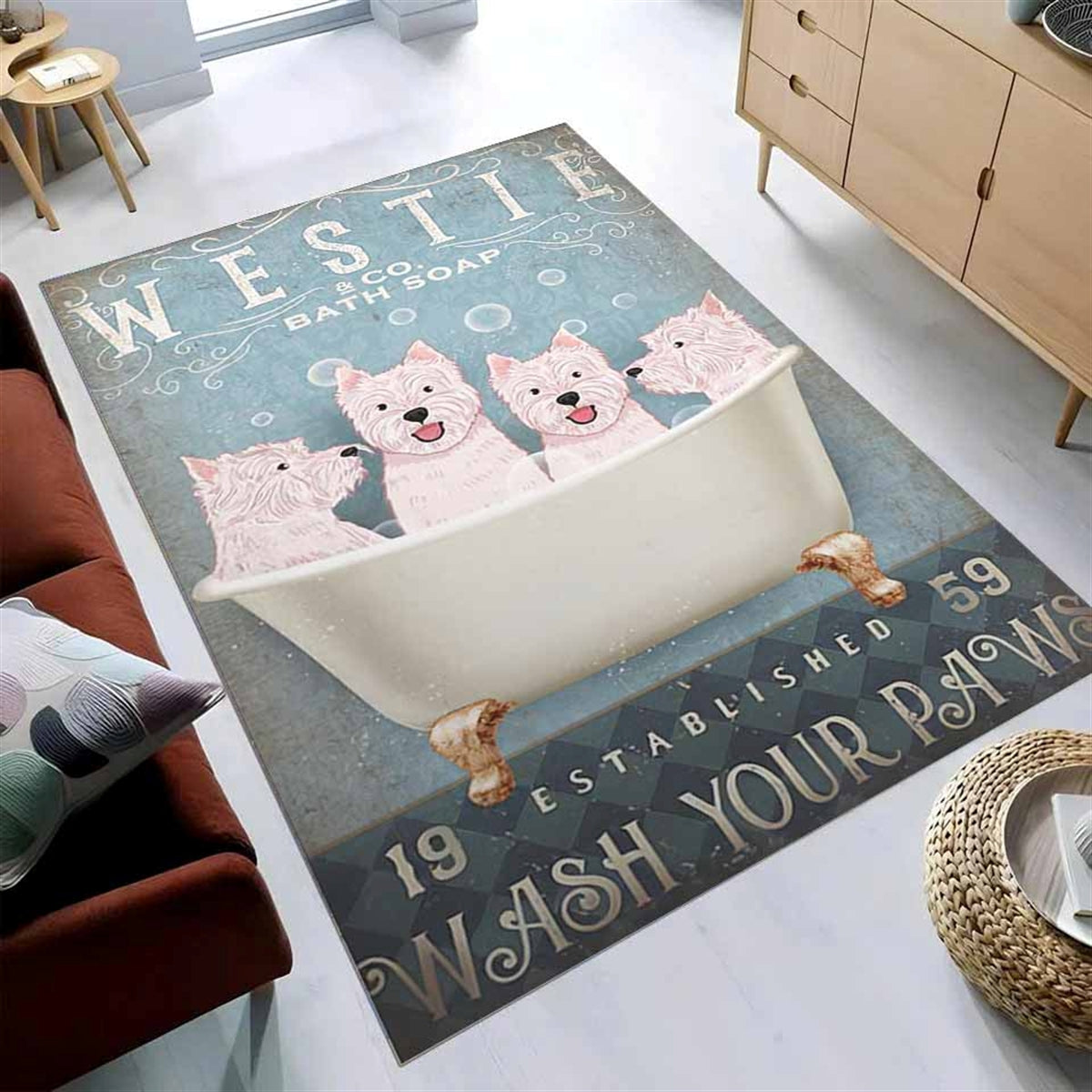 Westie Teppich