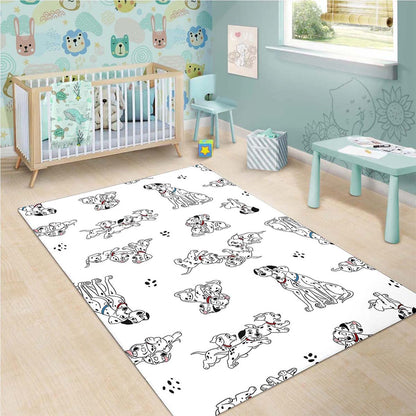 White 101 Dalmatians Teppich 3